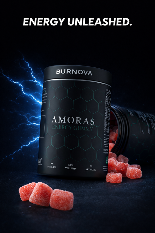 BURNOVA X AMORAS Energy Gummies For Fatloss