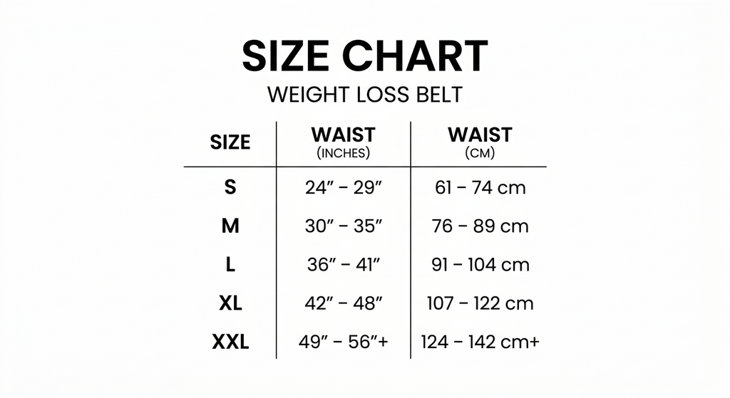 BURNOVA UltraSlim Waist Belt