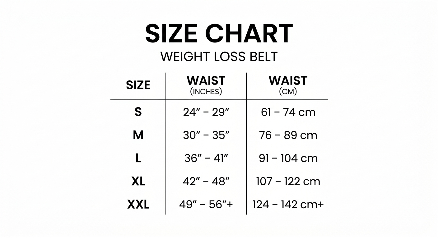 BURNOVA UltraSlim Waist Belt