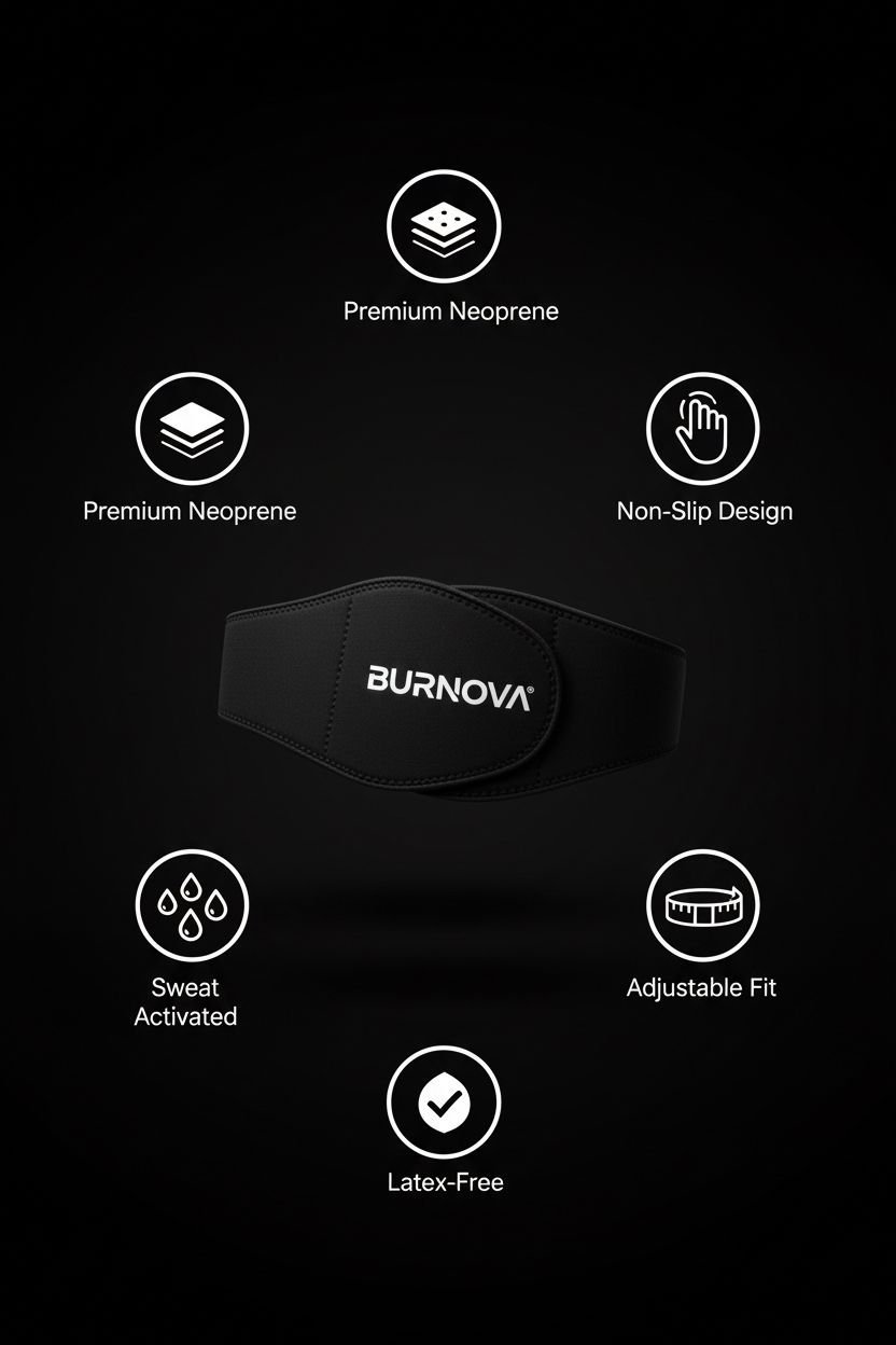 BURNOVA UltraSlim Waist Belt